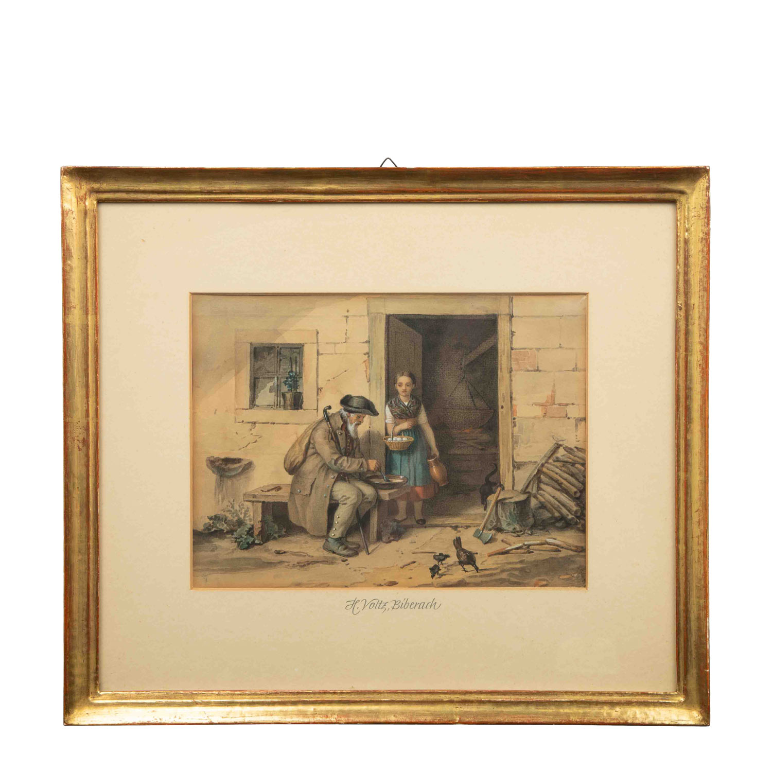 VOLZ, HERMANN (1814-1894), zugeschrieben, "Die kleine Samariterin" - Bild 2 aus 4