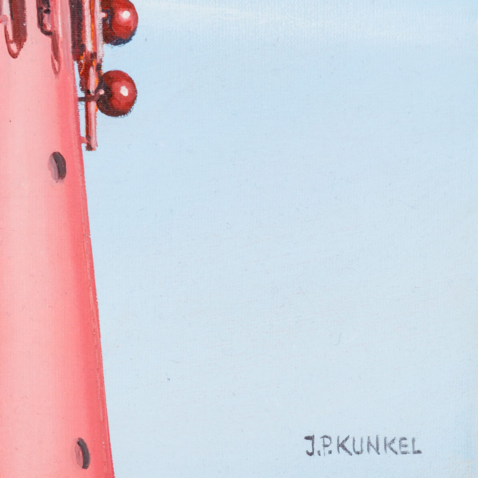 KUNKEL, JEAN-PIERRE (geb. 1950), "Syltimpressionen 34, Leuchtturm Hörnum", - Image 3 of 4