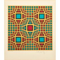 VASARELY, VICTOR (1906-1997), "Komposition",