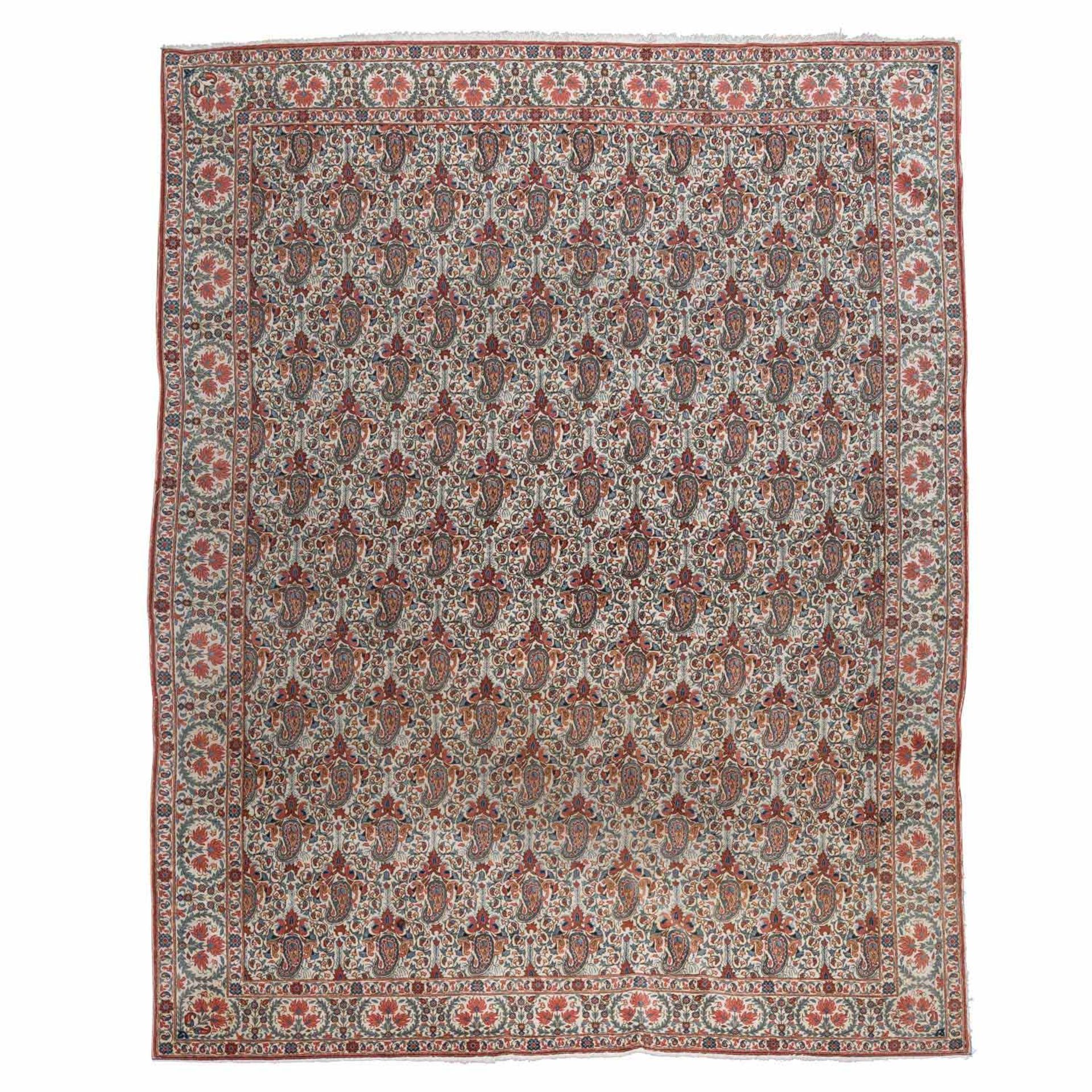 Orientteppich. PERSIEN/GHOM, 1. Hälfte 20. Jh., ca. 320x230 cm
