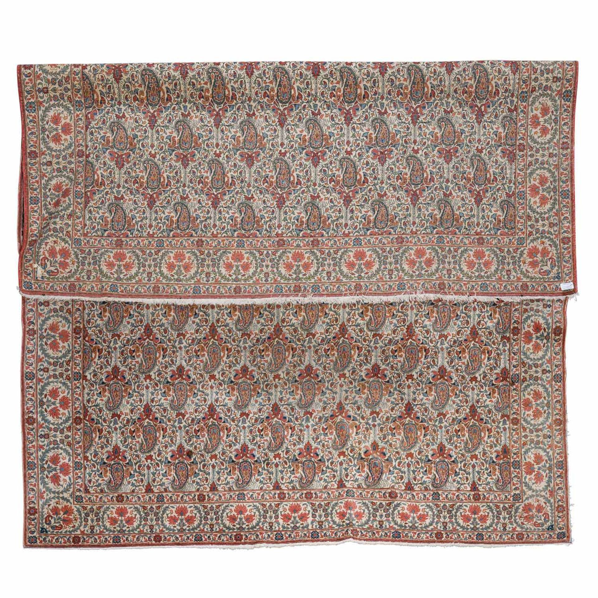 Orientteppich. PERSIEN/GHOM, 1. Hälfte 20. Jh., ca. 320x230 cm - Bild 2 aus 3