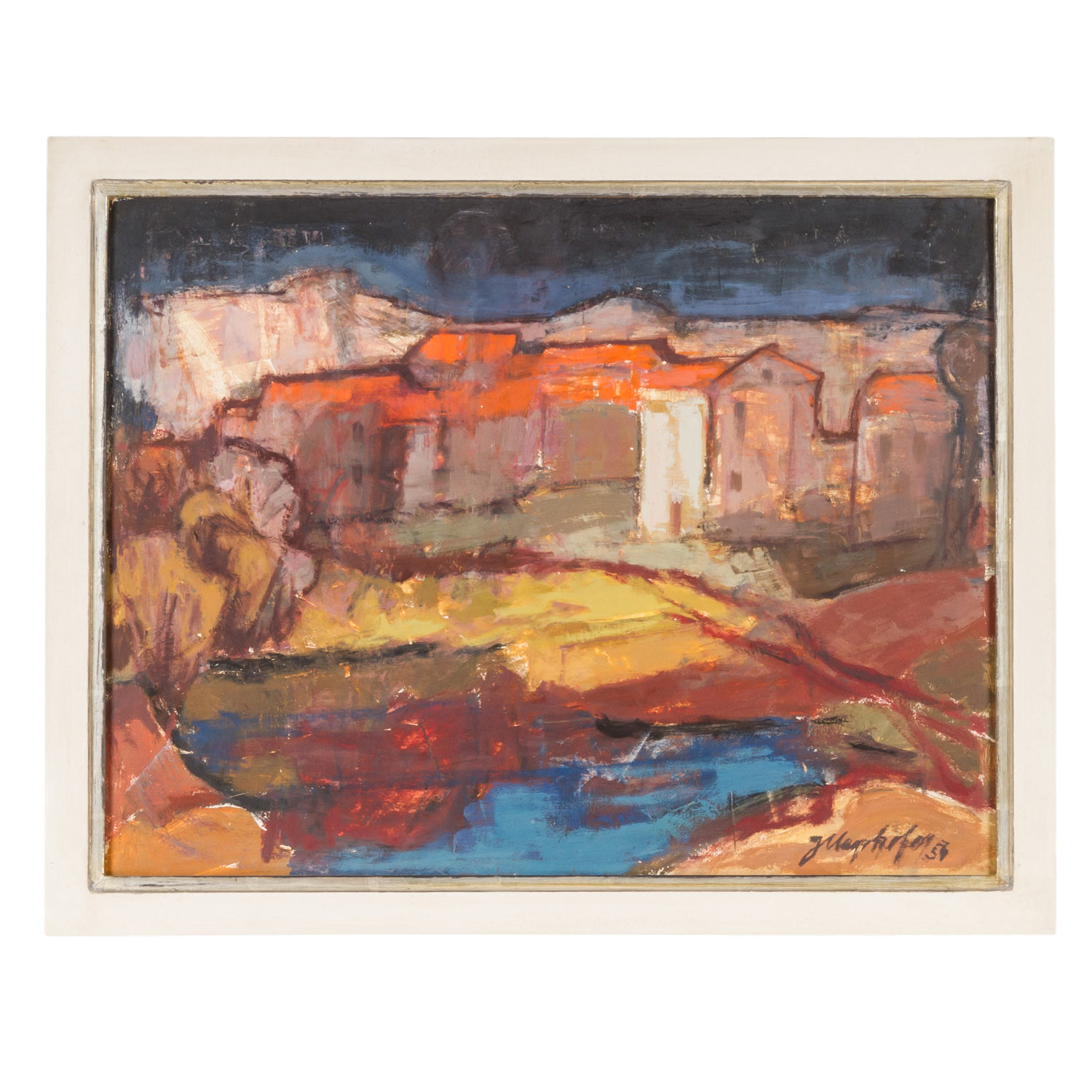 MAYRHOFER, JOSEF (1902 - 1962), "Landschaft", 1954, - Image 2 of 4