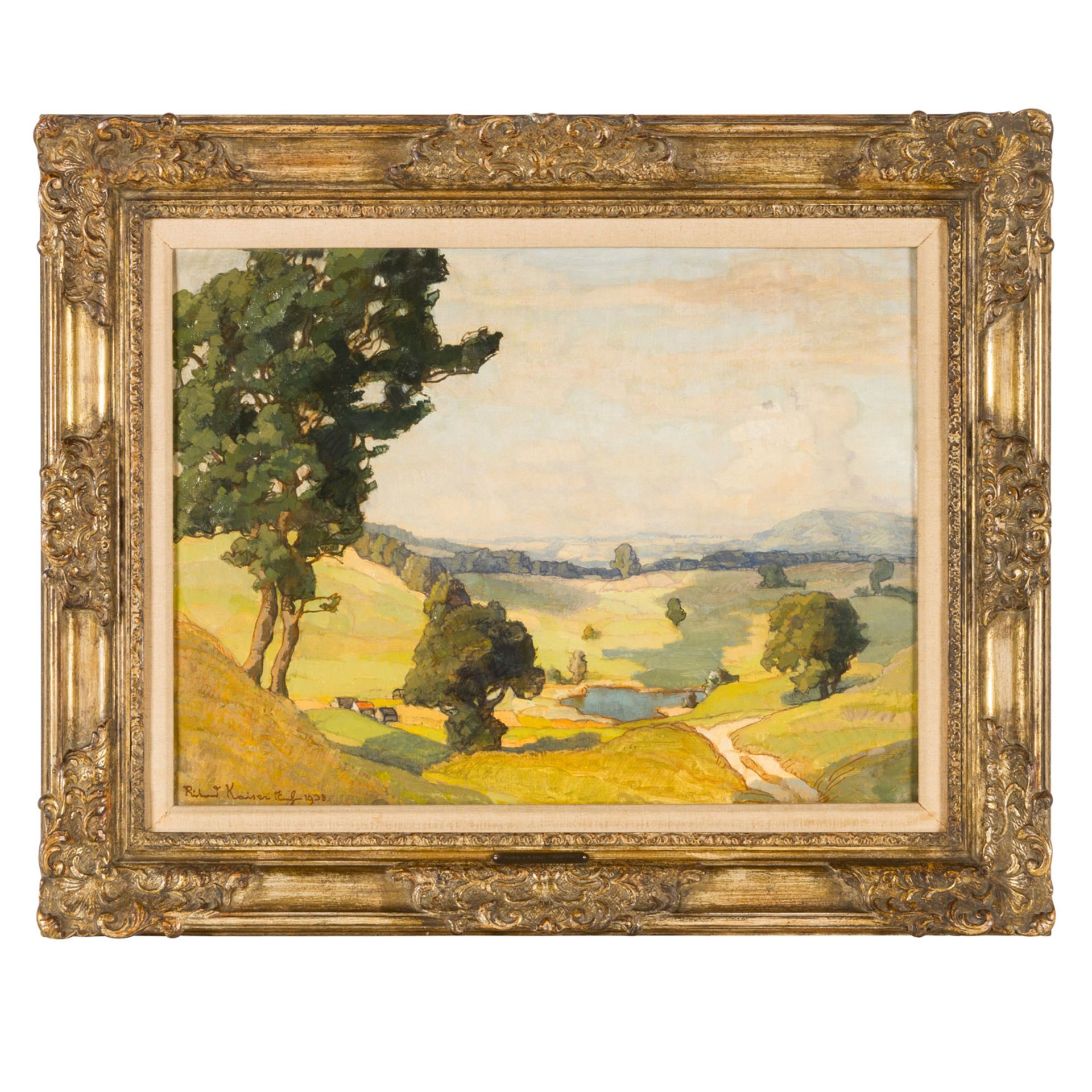 KAISER, RICHARD (1868-1941), "Landschaft bei Murnau", 1938, - Image 2 of 4