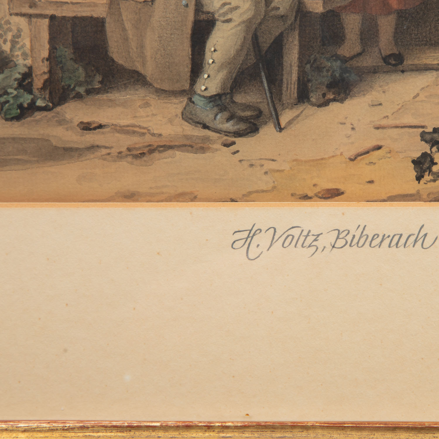 VOLZ, HERMANN (1814-1894), zugeschrieben, "Die kleine Samariterin" - Bild 3 aus 4