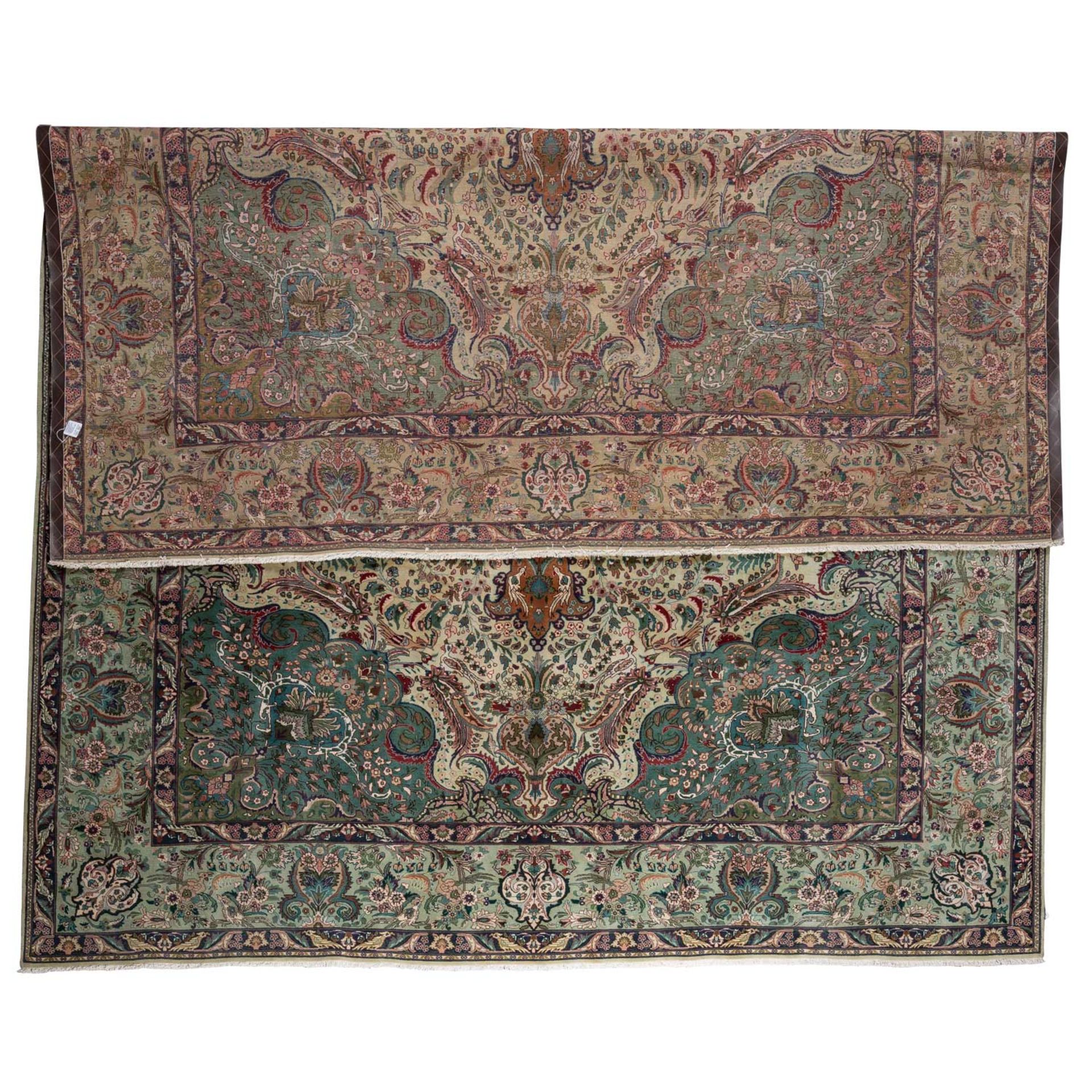 Orientteppich. TÄBRIS/IRAN, 21. Jh., ca. 394x301 cm. - Bild 2 aus 3