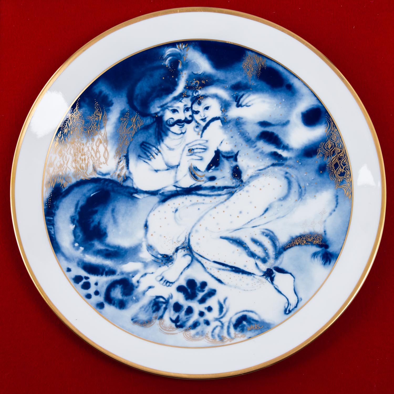 MEISSEN, vier Jahresteller "Märchen aus tausendundeiner Nacht", 1981-1984 - Image 5 of 8