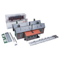 MÄRKLIN 3-tlg Konvolut aus Museumswagen und Zubehörteilen für die Spur 1,