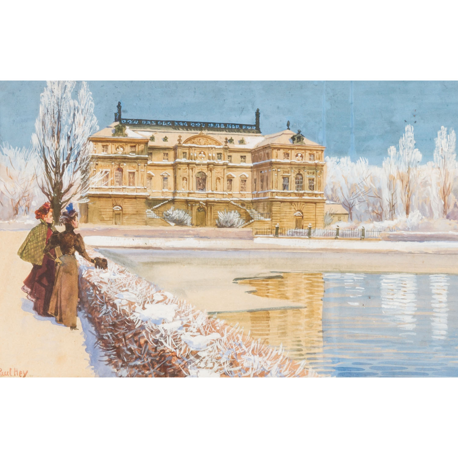 HEY, PAUL (1867-1952), „Alte Residenz Dresden um 1890“,