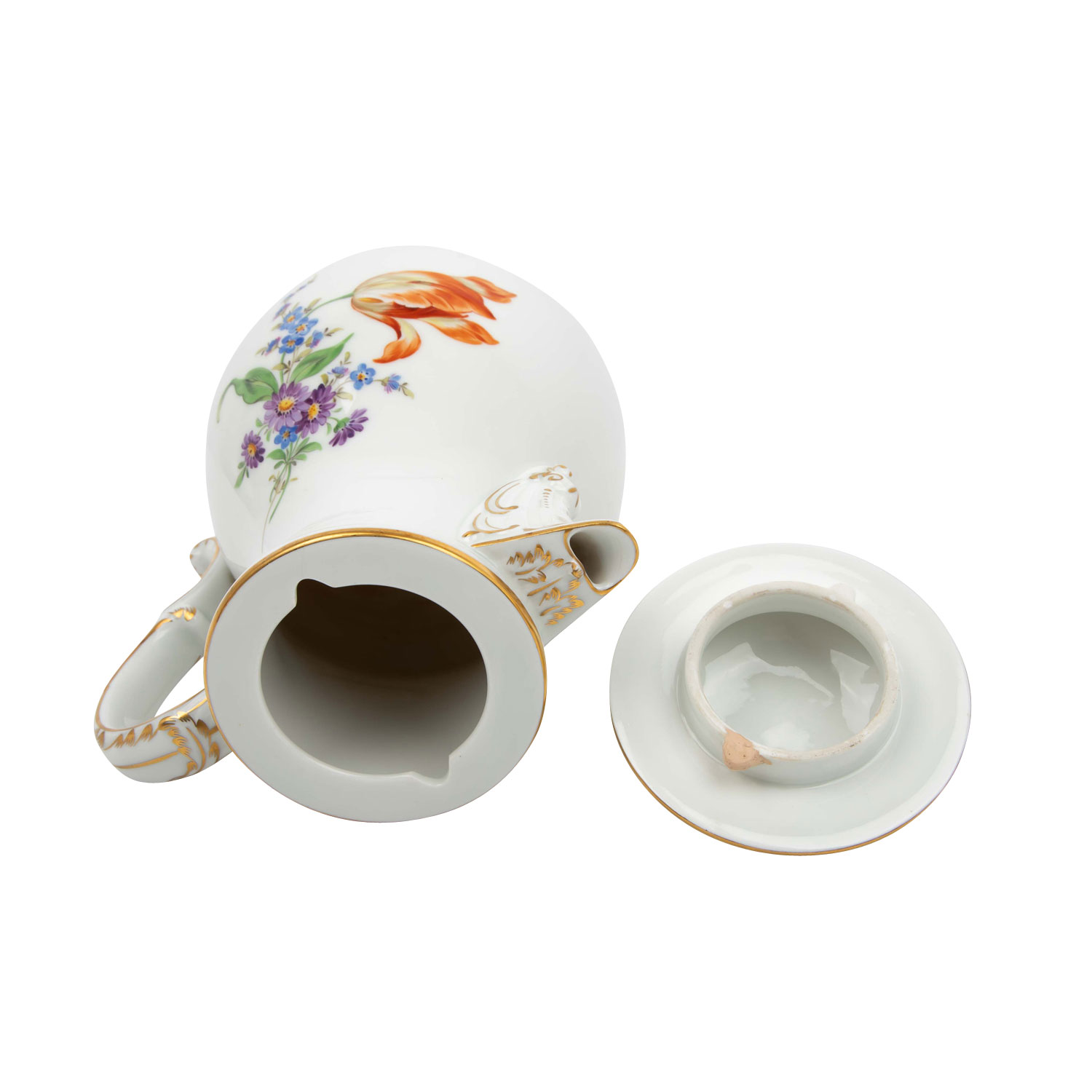 MEISSEN Kaffeekanne, 20.Jh. - Image 6 of 7