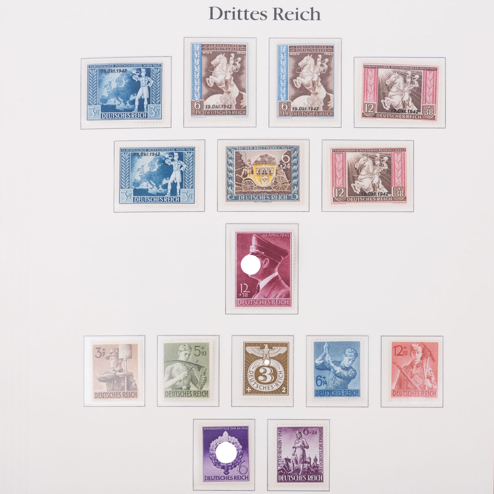 Deutsches Reich - 1933-1945 ** - Image 3 of 6