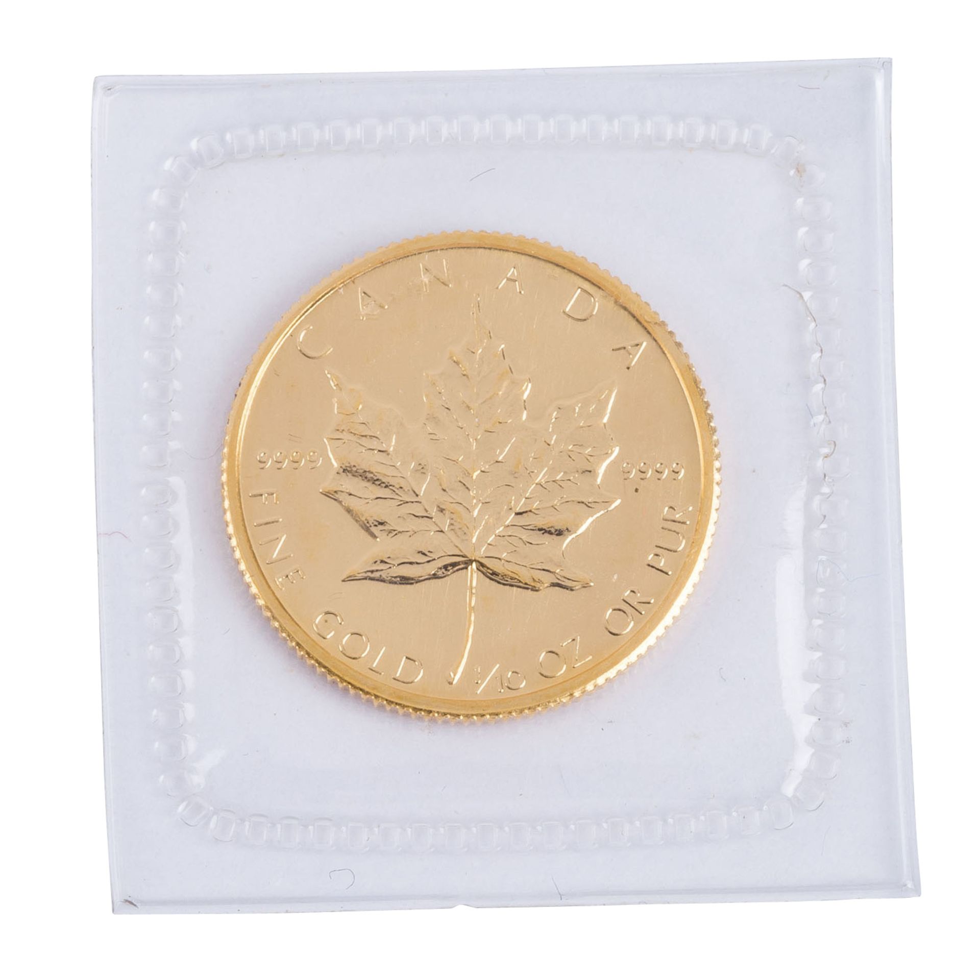 Kanada - 5 Dollars 1987, Maple Leaf, GOLD,