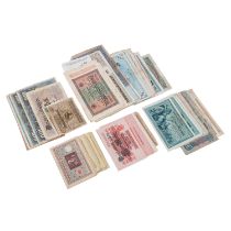 Kleine gemischte Banknotensammlung 19./20.Jh. -