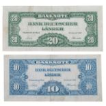 BRD /Bank Deutscher Länder - 10 DM / 20 DM 22.08.1949