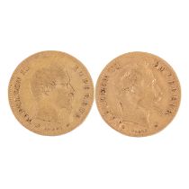 Frankreich /GOLD - Napoleon III. 2 x 10 Francs
