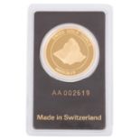 Schweiz/Gold - Münzbarren zu 1 Unze Gold fein, Hersteller Valcambi,