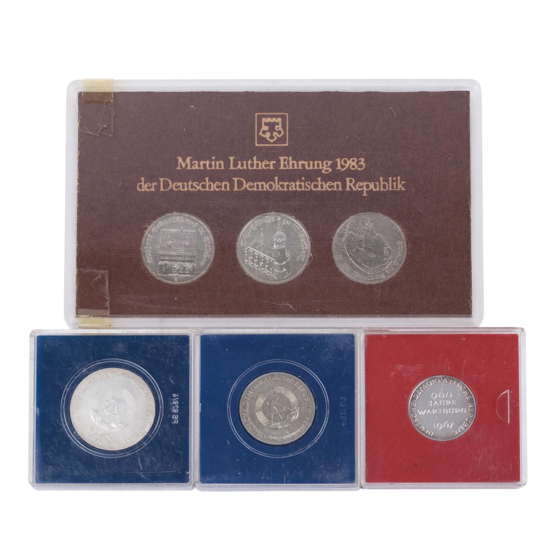 Kleine Zusammenstellung Münzen und Medaillen der DDR -