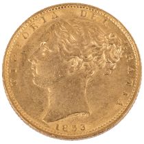 Großbritannien /GOLD - Victoria 1 Sovereign 1853 (Wappen)