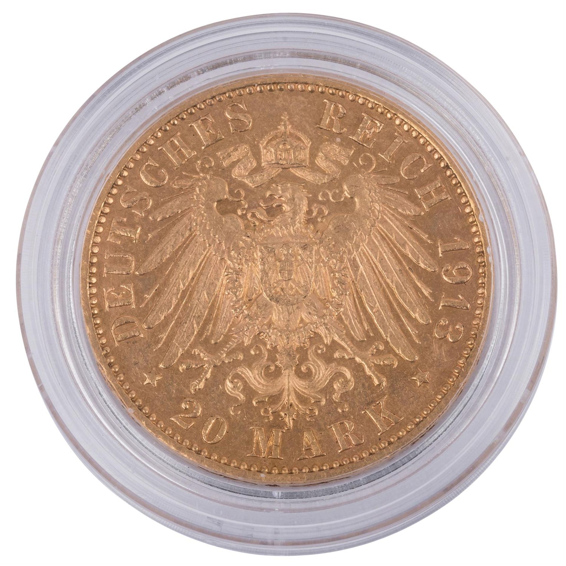 Freie und Hansestadt Hamburg/GOLD - 20 Mark 1913 J