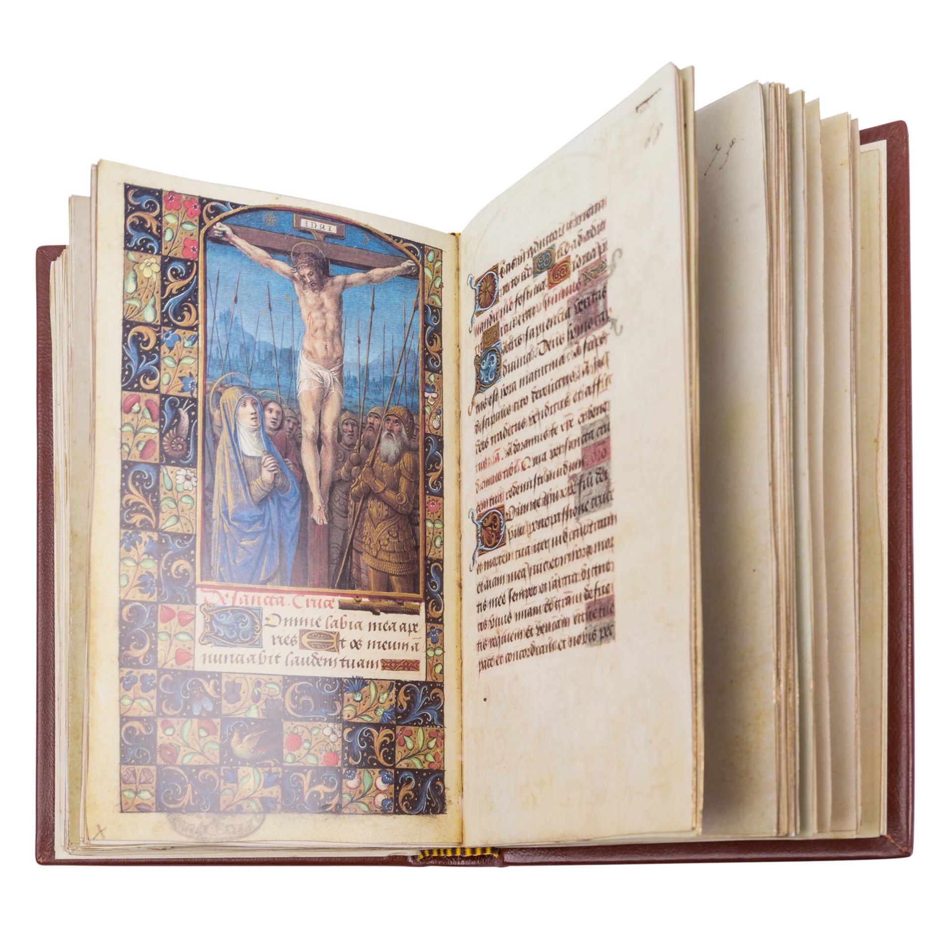 Faksimile des vatikanischen Stundenbuchs Jean Bordichons "Offizium der Madonna", Vat. Lat. 3781 - - Image 3 of 4