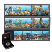 Australien /15 x 1/2 Unze Silbermünzen PP 'Australian Sea Life - The Reef'