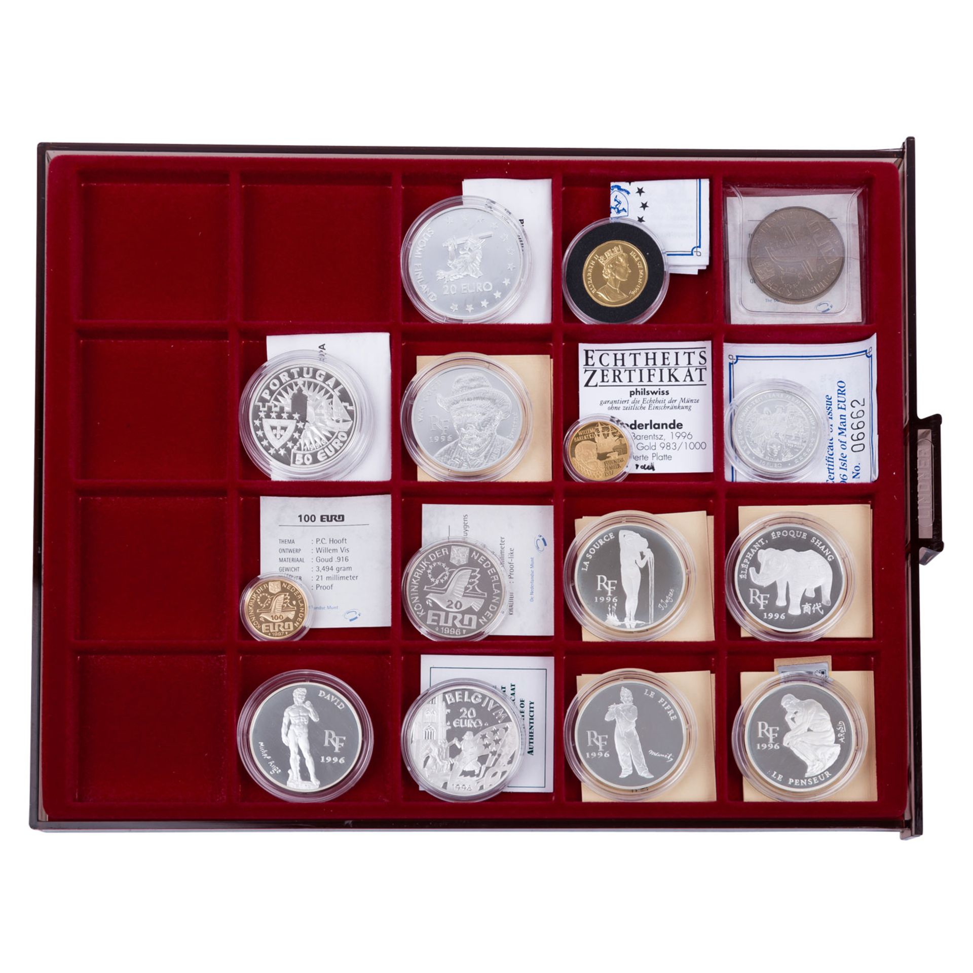1996/1997 - Sammlung von 15 Münzen (Euro Vorläufer), dabei - Bild 2 aus 3