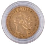 Preussen/GOLD - 20 Mark Wilhelm I. 1886 A