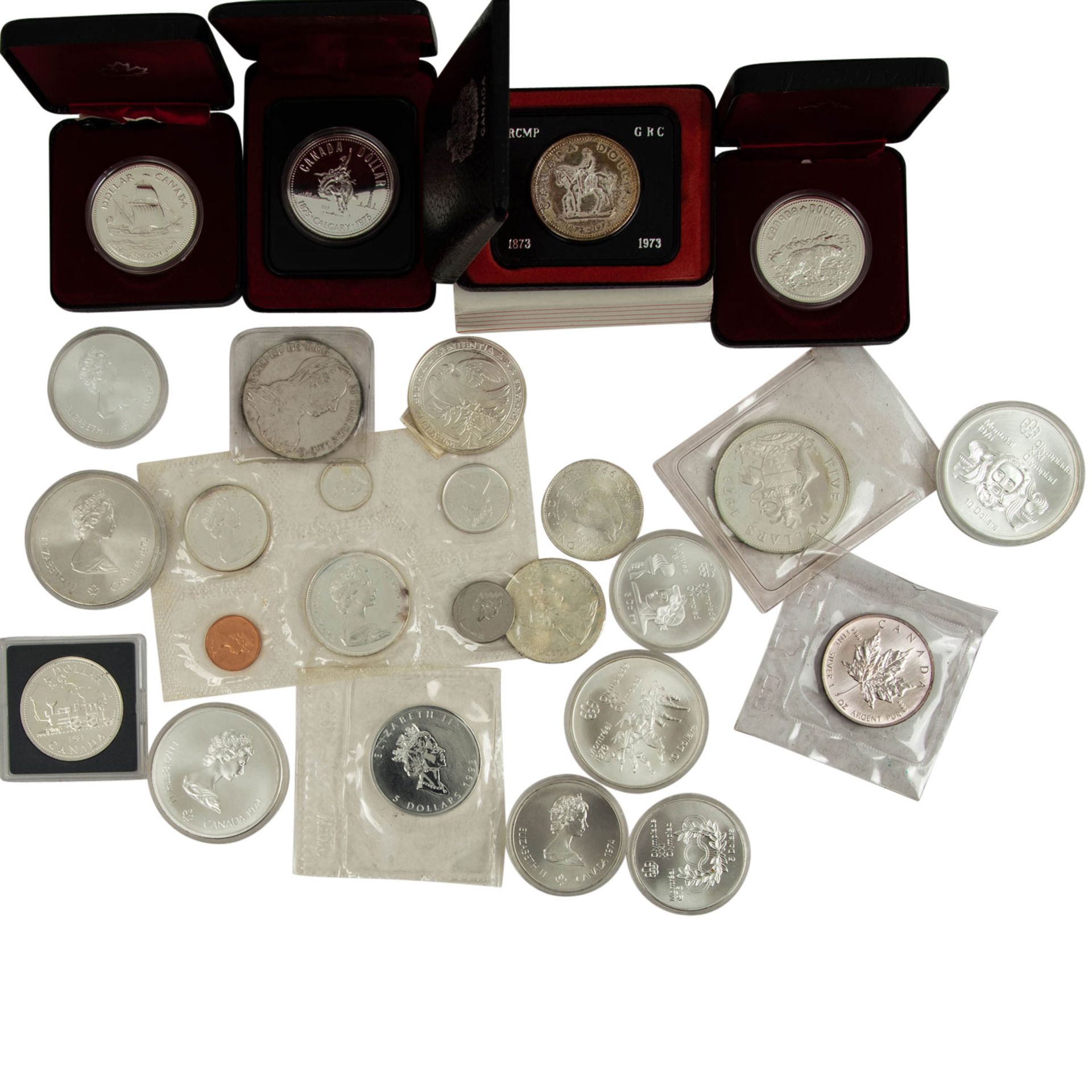 Gemischter Tütenposten mit Münzen u.a. aus Kanada, Österreich, etc. - Bild 2 aus 5