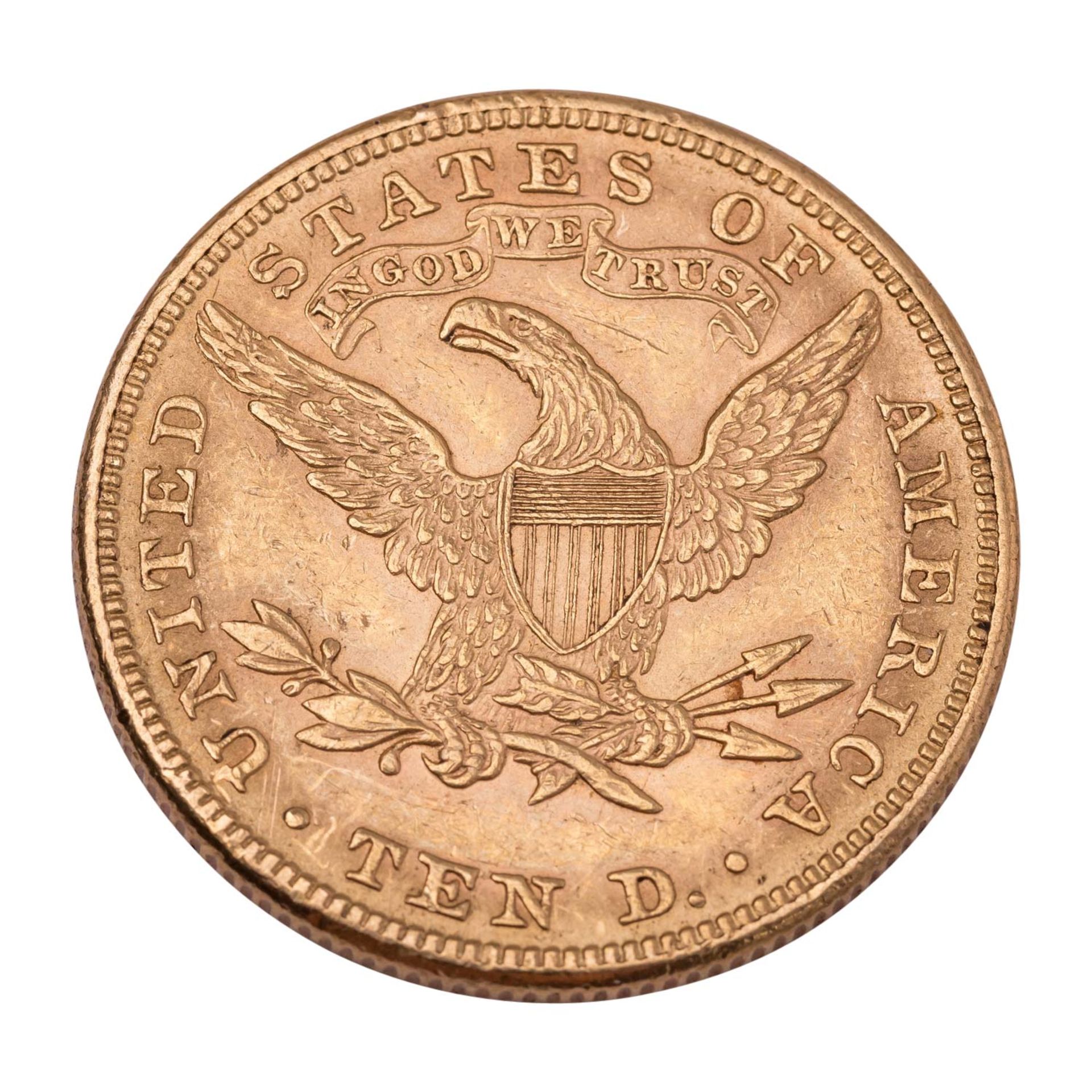 USA - Eagle / 10 $ 'Liberty Head' 1882 - Image 2 of 2