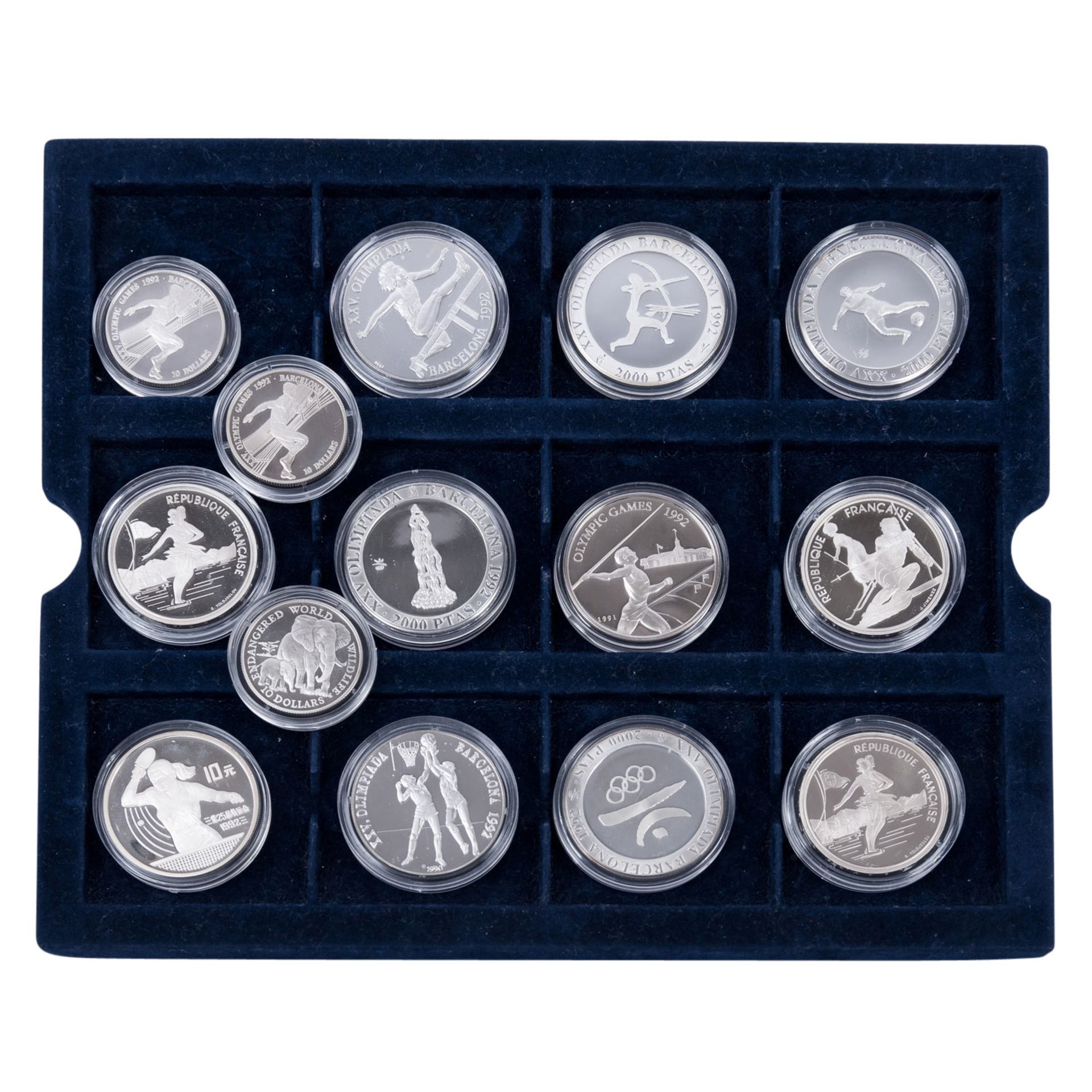 Gemischtes Silber-Konvolut mit Münzen und Medaillen. Ca. 51 Stück. - Bild 4 aus 5