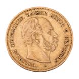 Dt. Kaiserreich /GOLD - Preußen, Wilhelm I. 5 Mark 1877-A