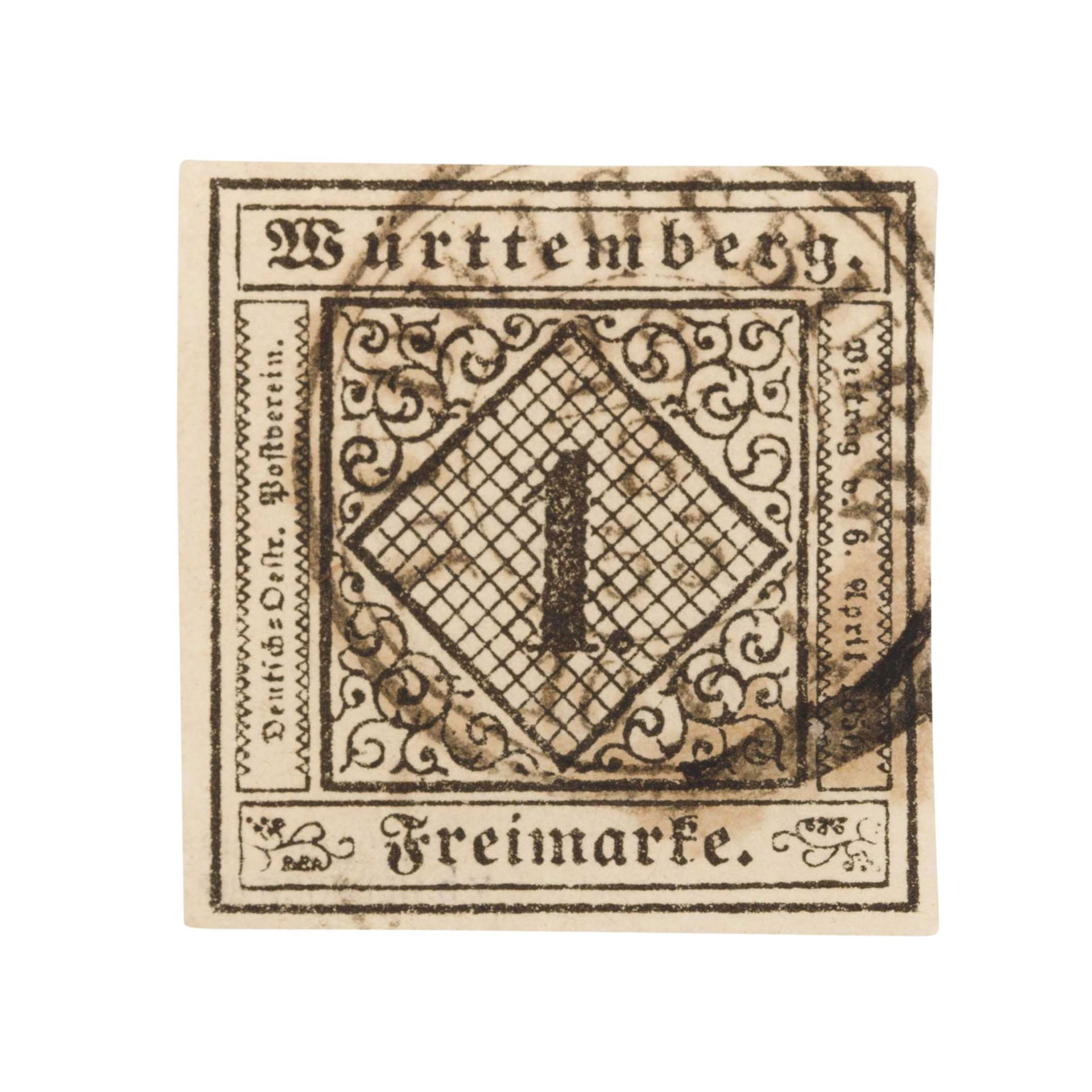 Altdeutschland - Württemberg 1851 O - Bild 6 aus 13