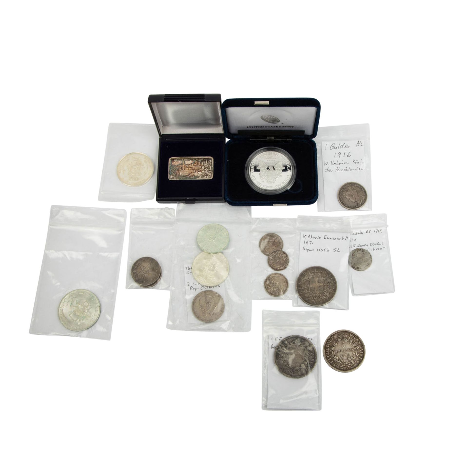 Gemischtes Silber-Konvolut mit vielen Münzen des Dritten Reichs. Ca. 120 Stück. - Bild 5 aus 5
