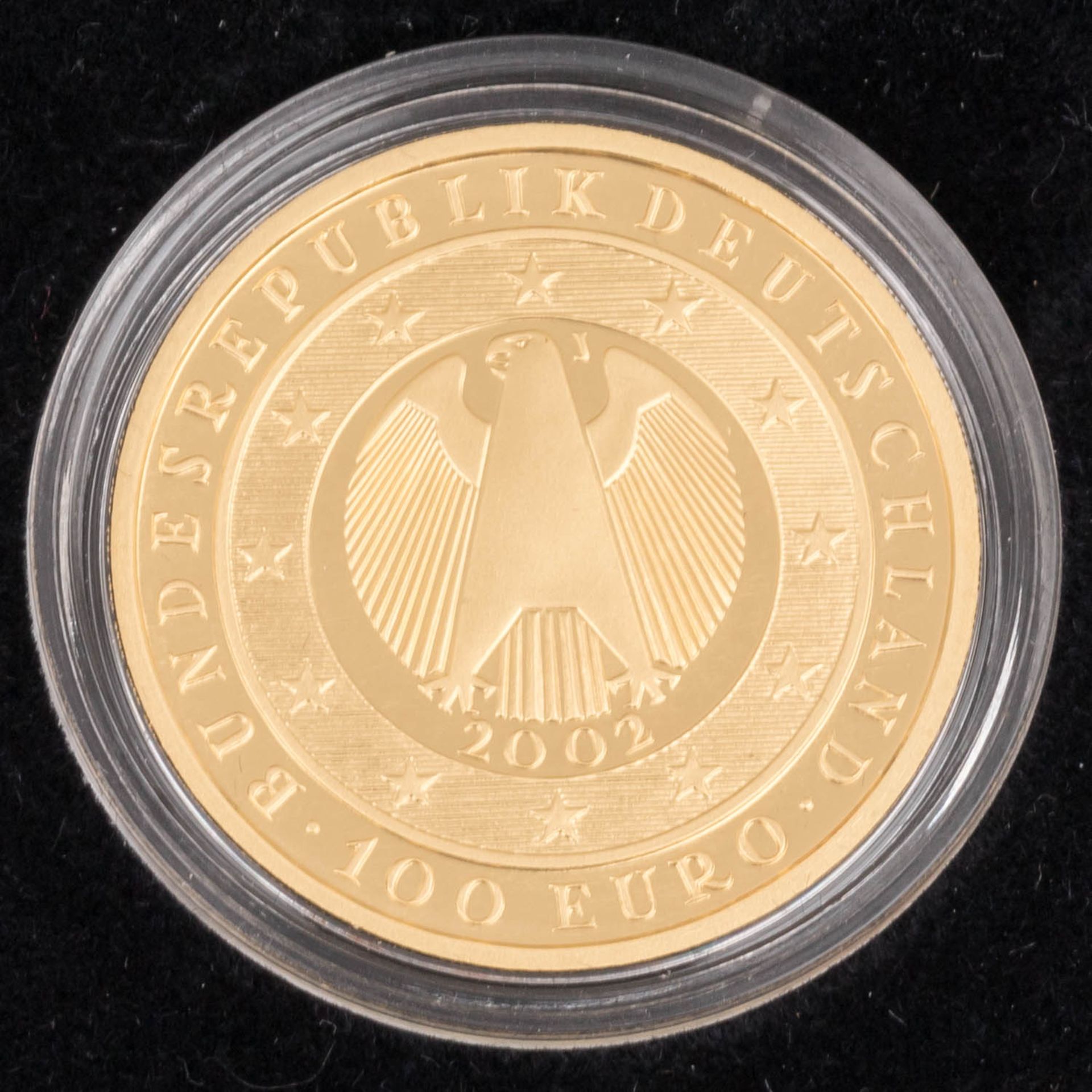 BRD/GOLD - 100 Euro 2002/J - Bild 2 aus 3