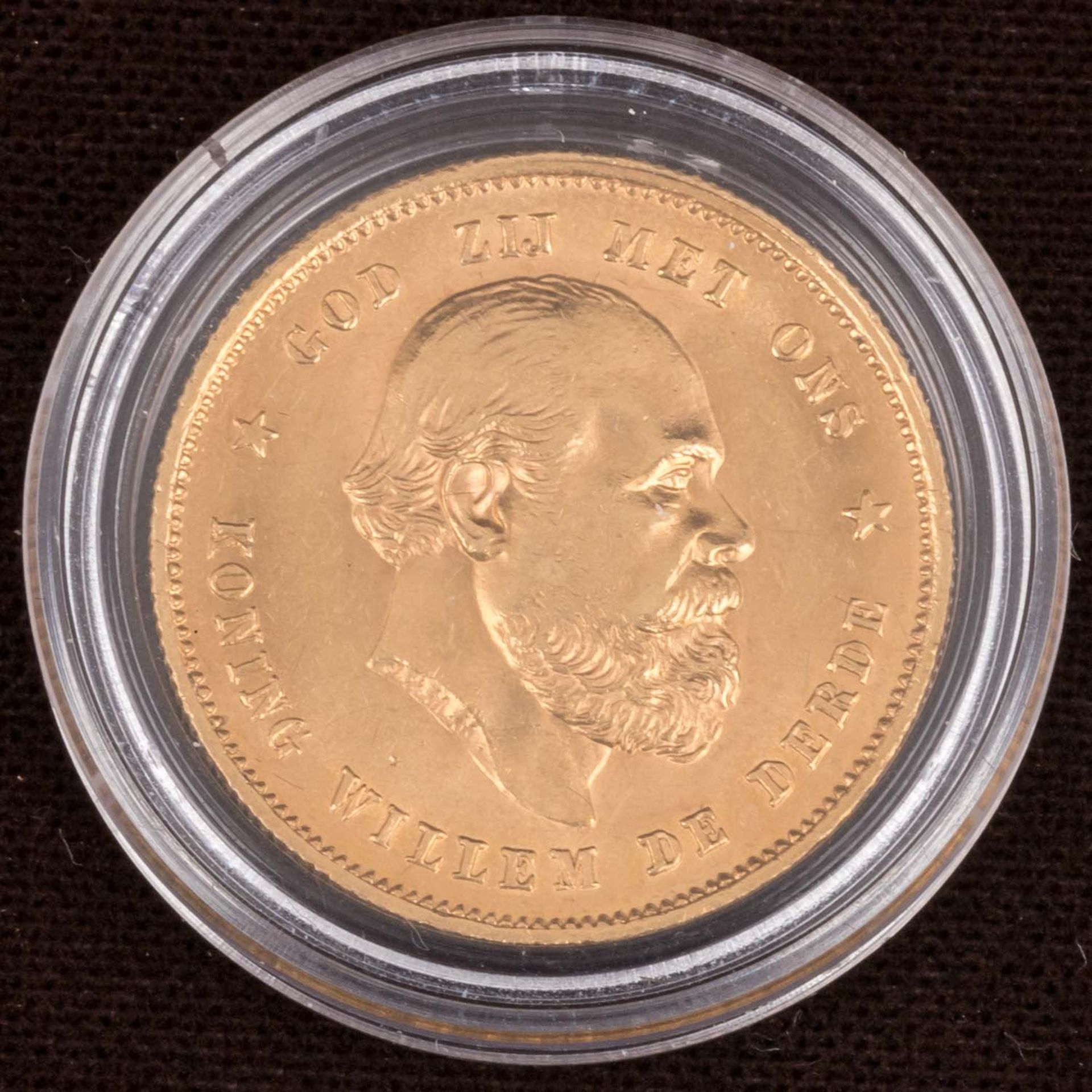 Niederlande/GOLD - 10 Gulden 1876 - Bild 3 aus 3