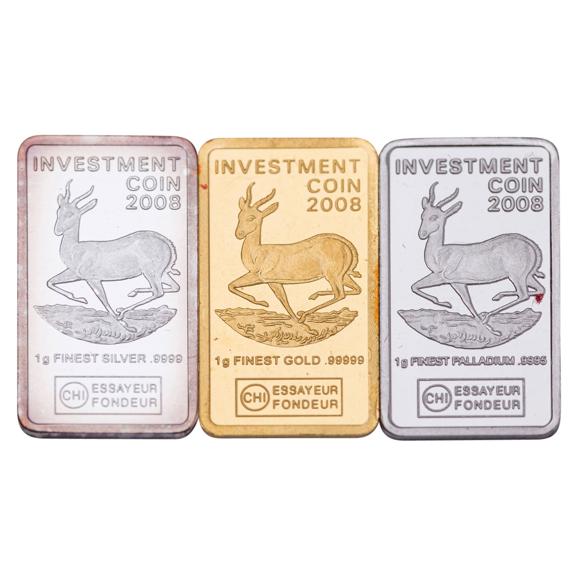 Investment Coin Set 2008 - Premium Kollection - Silber, Gold & Palladium - Image 2 of 5