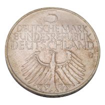 BRD - 5 DM 1952/D, Germanisches Museum,