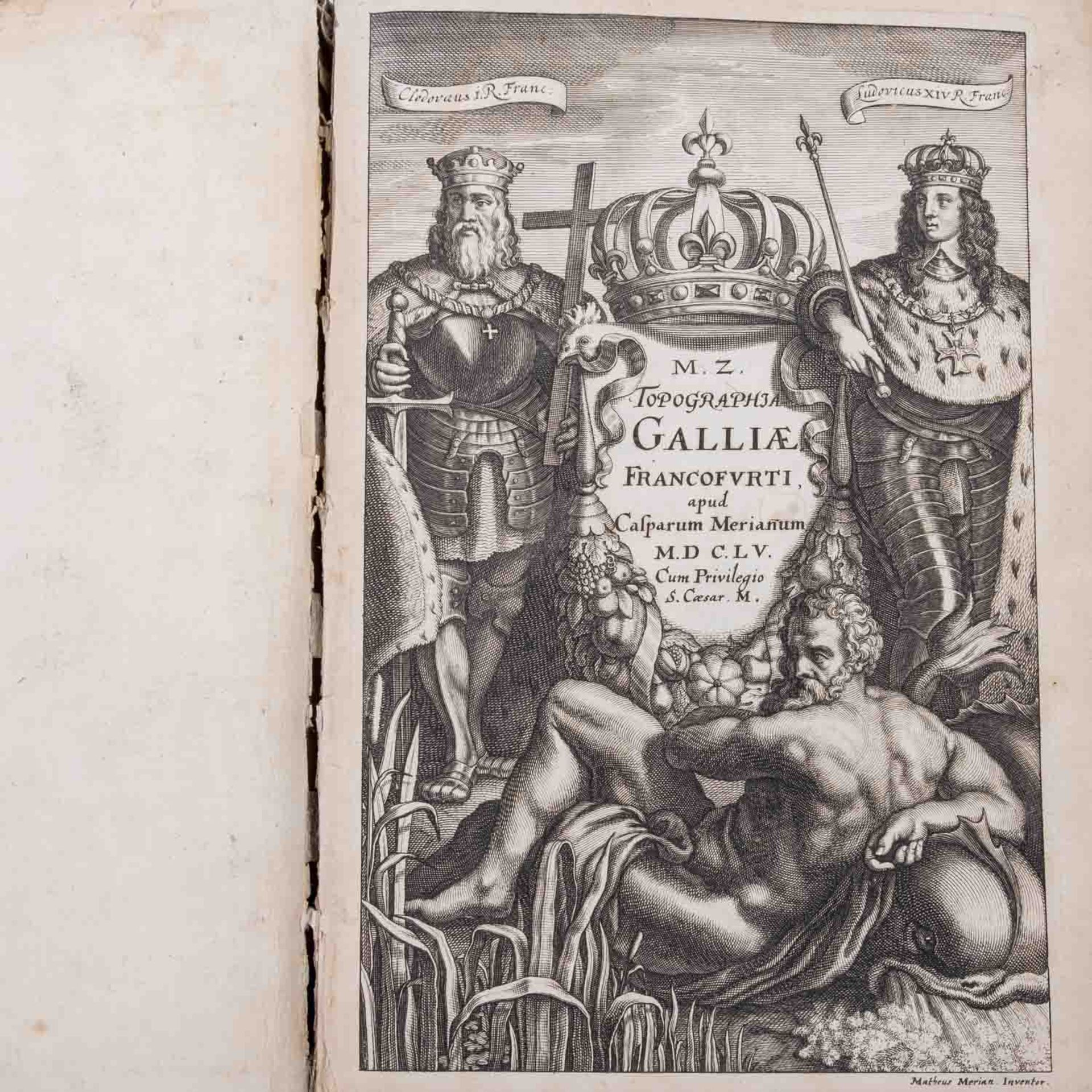 ZEILLER, MARTIN und MERIAN, CASPAR und MATTHEUS- "Eine Topographie Galliens oder - Bild 2 aus 8