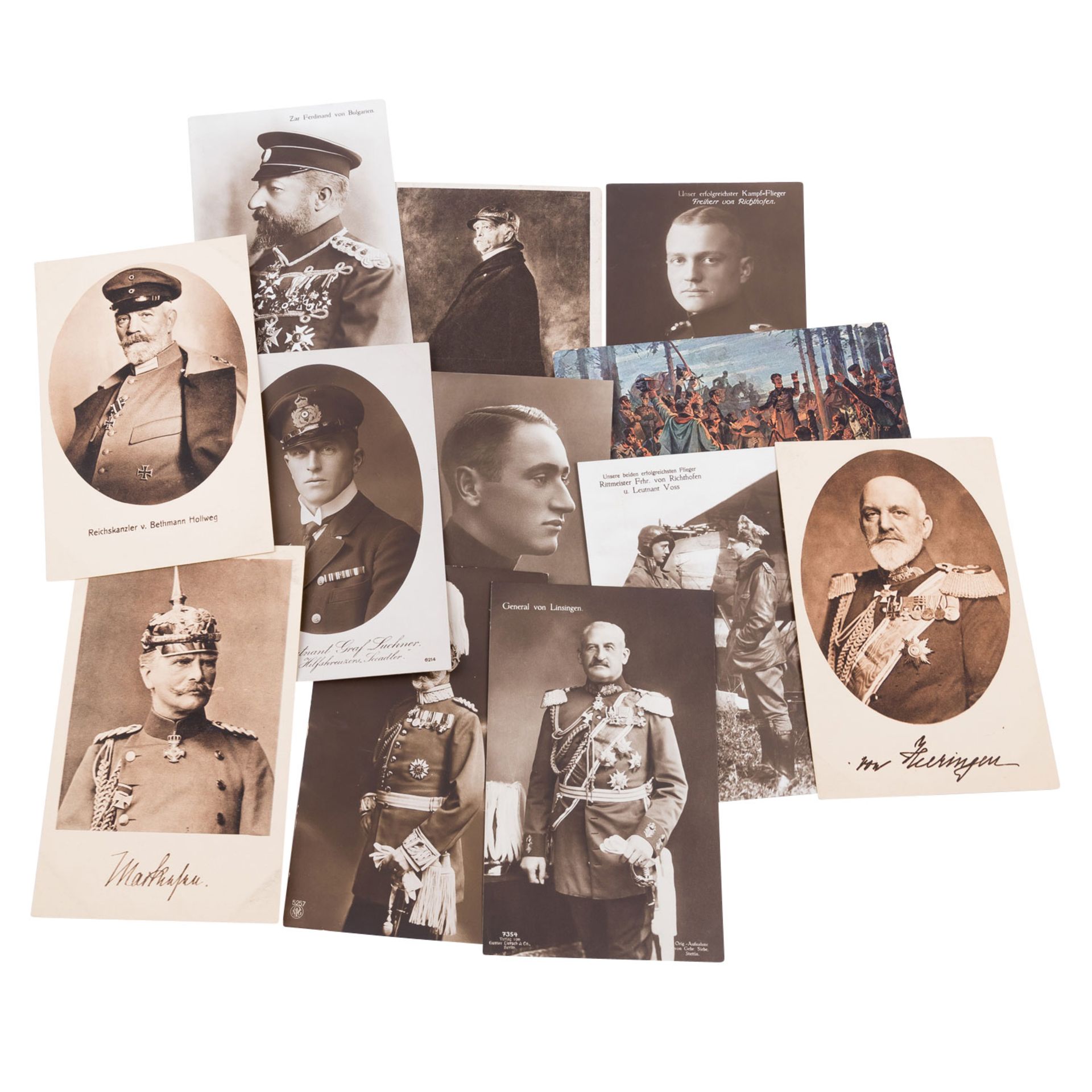 Deutsches Kaiserreich – Konvolut an Fotodrucken und Postkarten von Adelshäusern,  - Bild 2 aus 5