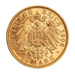 Freie und Hansestadt Lübeck/Gold - 10 Mark 1906/A,