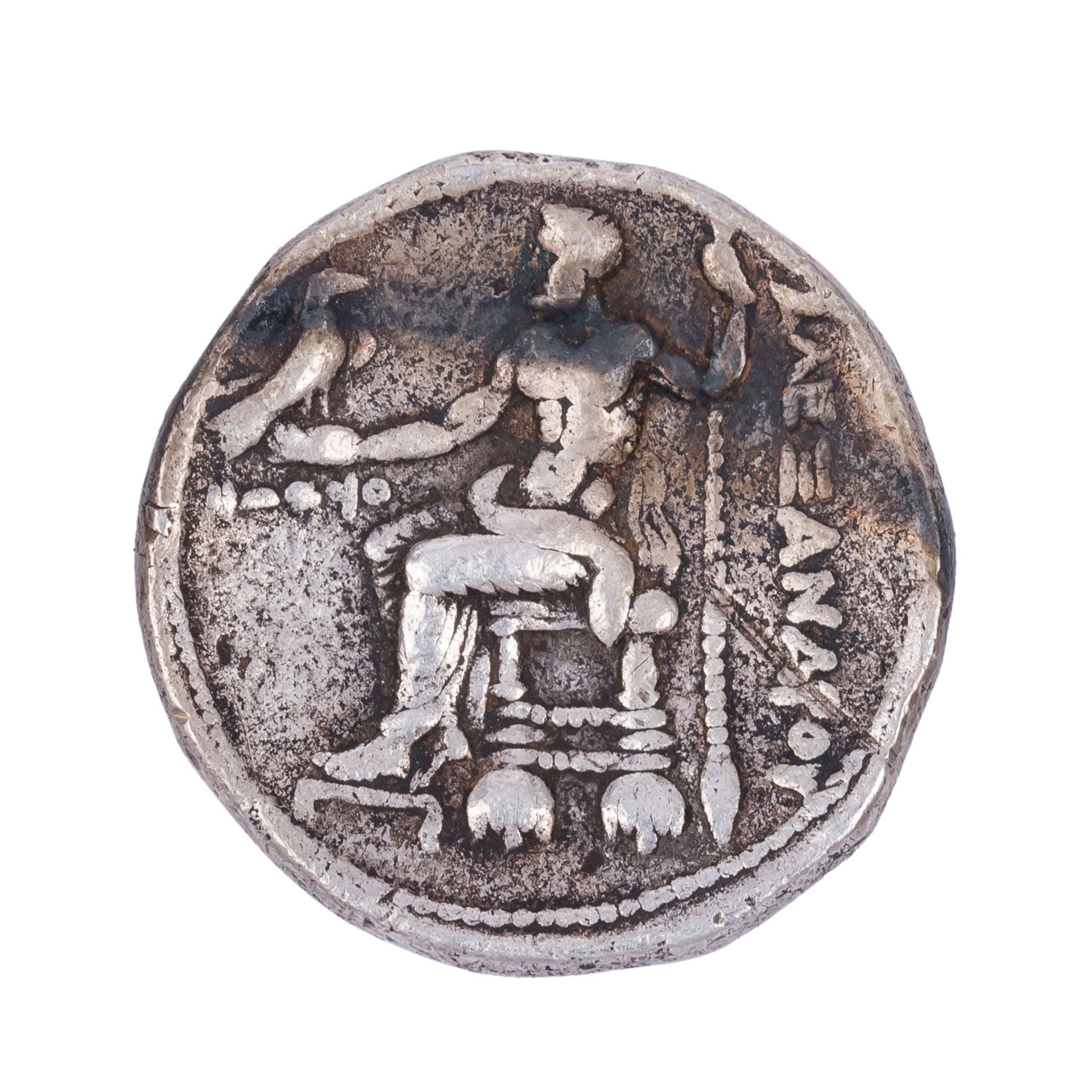 Makedonien/Silber - Tetradrachme 4.Jh.v.Chr., Alexander der Große, - Bild 2 aus 3