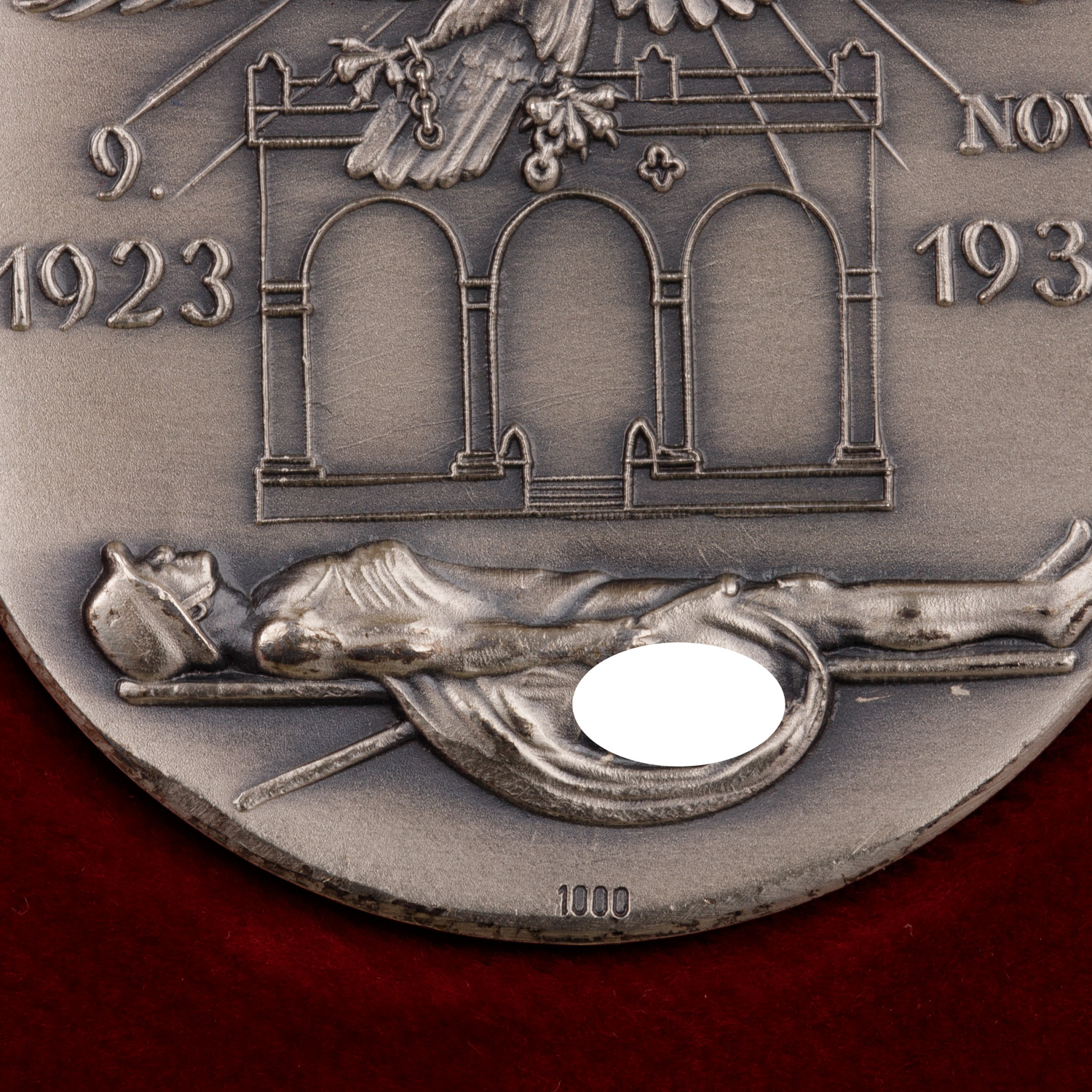 Deutsches Reich 1933-1945 - Extrem selten als Set angebotene Medaillen-Trilogie in GOLD (999), SILBE - Image 5 of 6