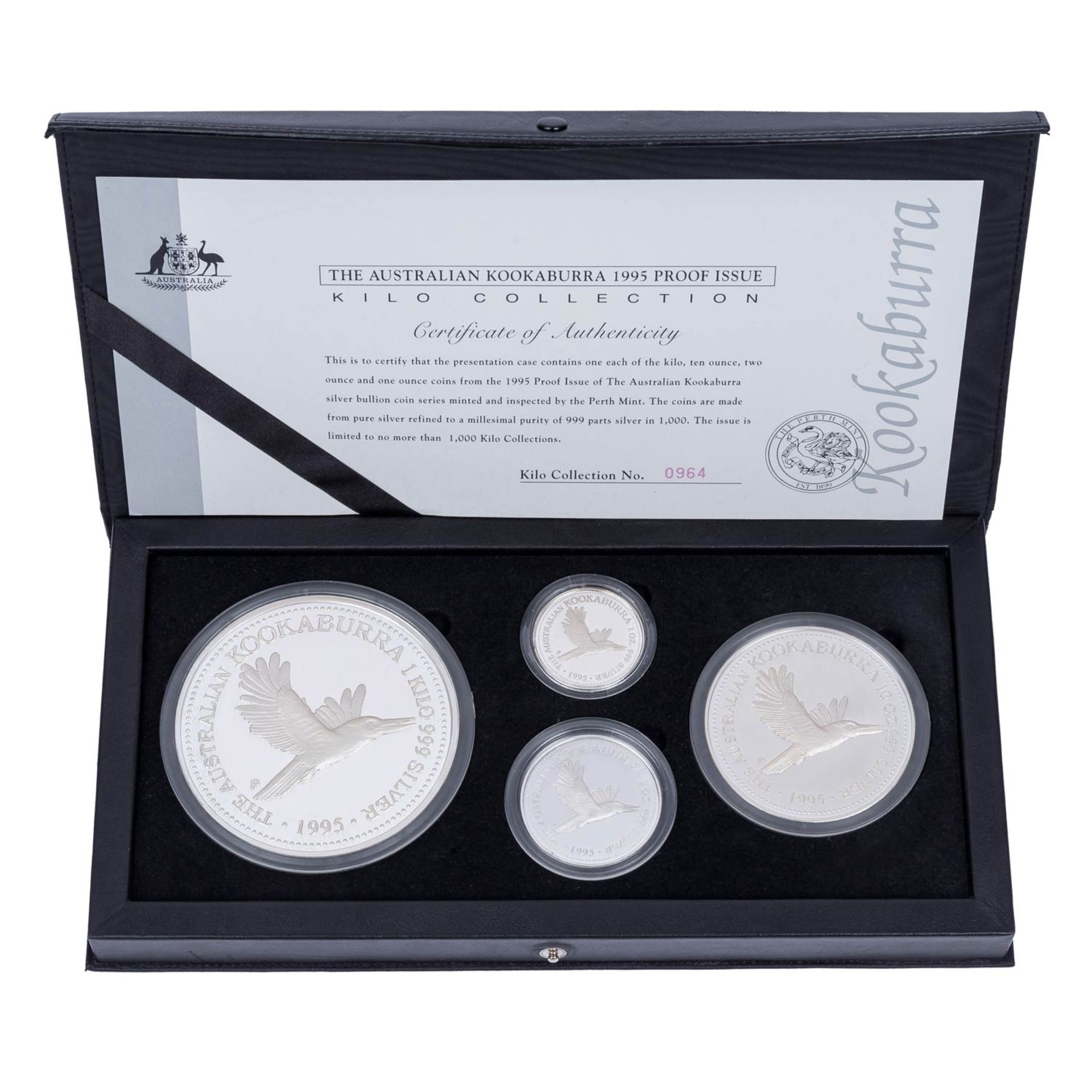 Australien /SILBER 'Kilo-Kollektion' Kookaburra 1995 Proof - Image 2 of 4