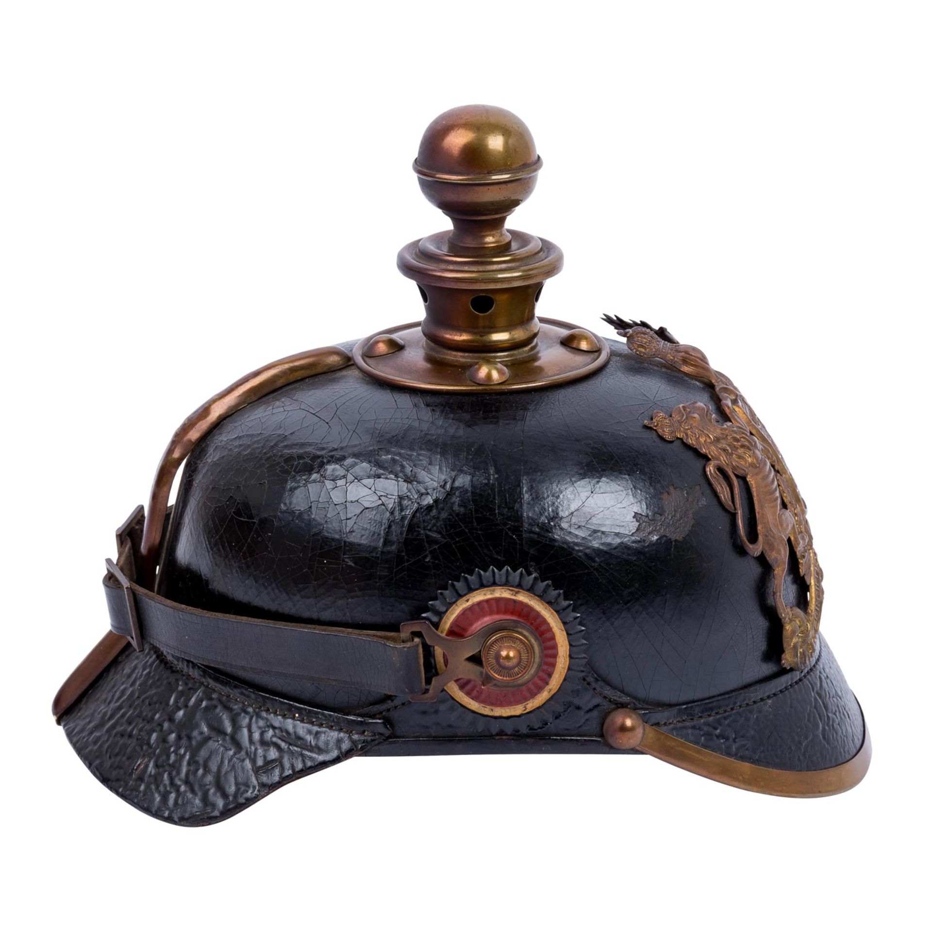 Württemberg - Pickelhaube um 1910 für einen Reserveoffizier, - Image 5 of 9