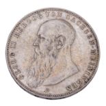 Sachsen-Meiningen - 5 Mark Georg II. 1902 D,