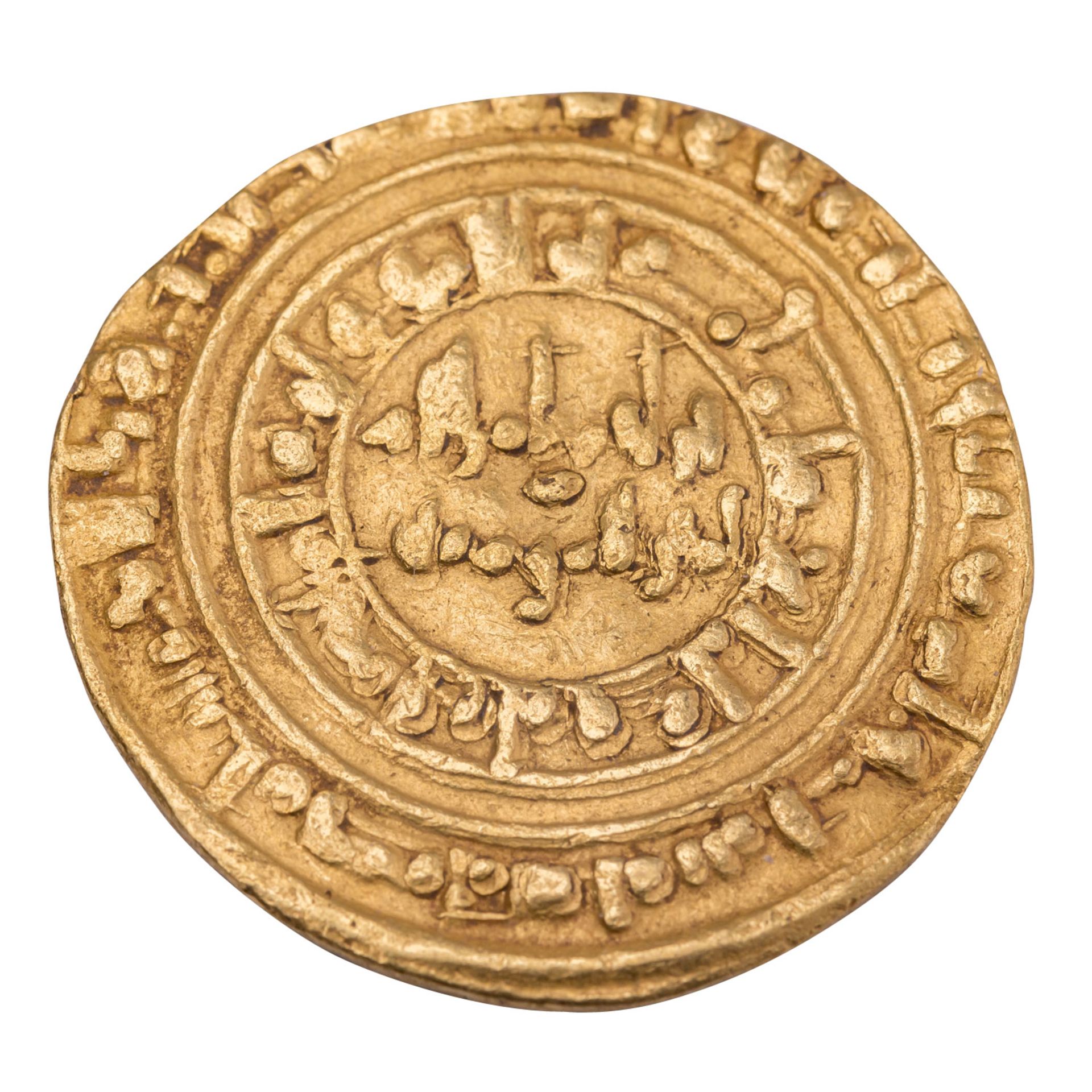 Orientalische Münzen, Fatamiden in Ägypten - Gold Dinar, Al-Hakim, 996- 1021 n. Chr., - Bild 2 aus 2