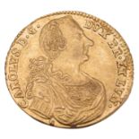 Braunschweig-Wolffenbüttel /GOLD - Karl I. 5 Thaler 1764 E/IDB