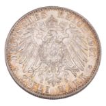 Herzogtum Sachsen-Altenburg - 2 Mark 1901/A, zum 75. Geburtstag des Herzogs,