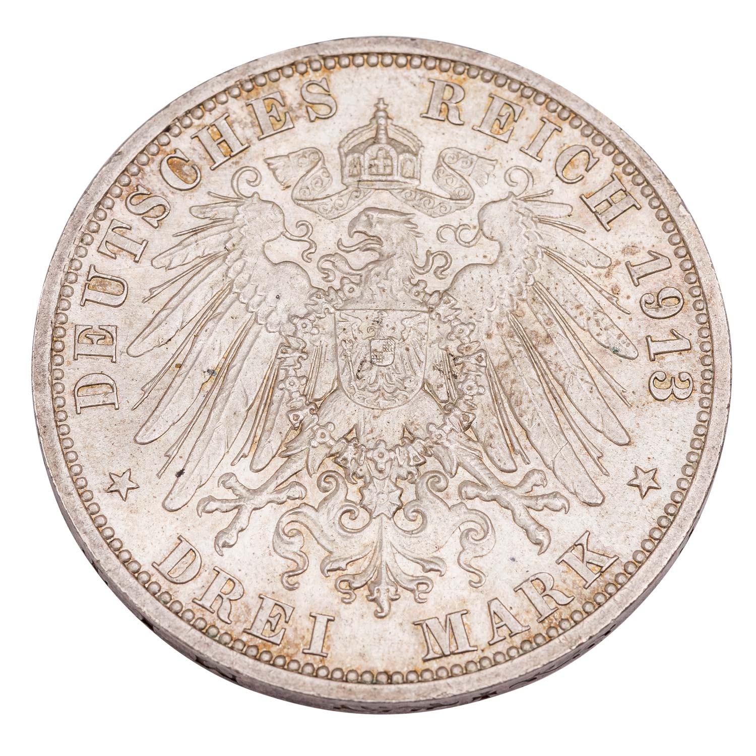 Deutsches Kaiserreich / Mecklenburg Strelitz - 3 Mark 1905, Grossherzog Adolph Friedrich V, - Image 2 of 2