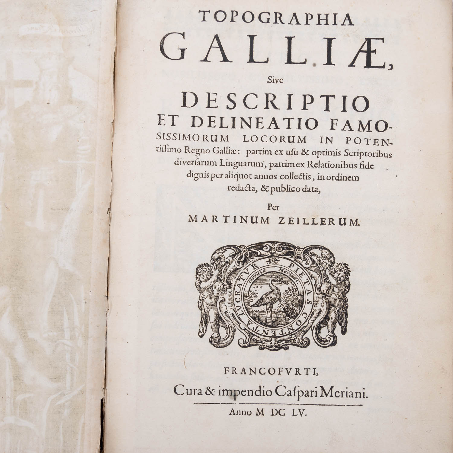 ZEILLER, MARTIN und MERIAN, CASPAR und MATTHEUS- "Eine Topographie Galliens oder - Image 3 of 8