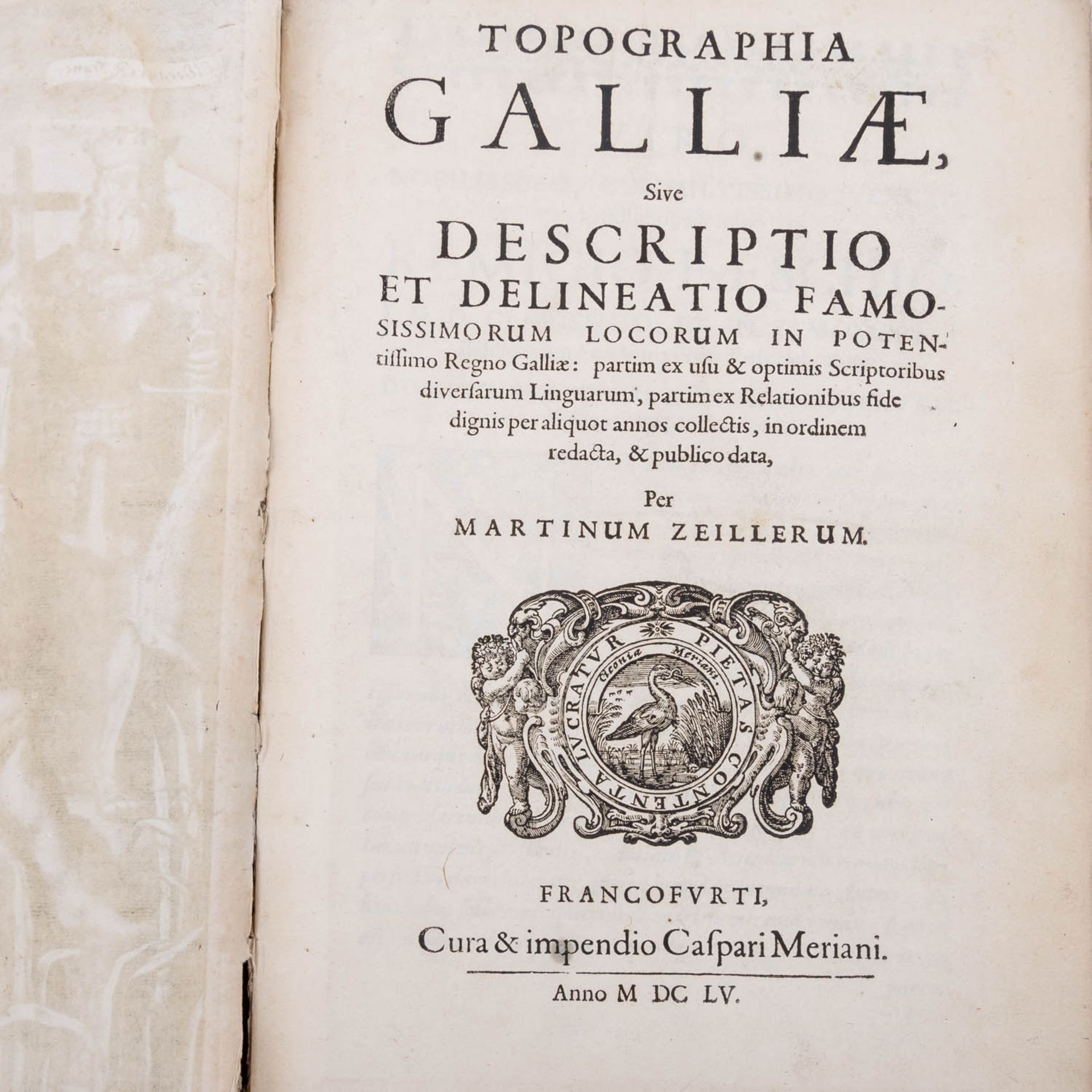 ZEILLER, MARTIN und MERIAN, CASPAR und MATTHEUS- "Eine Topographie Galliens oder - Bild 3 aus 8